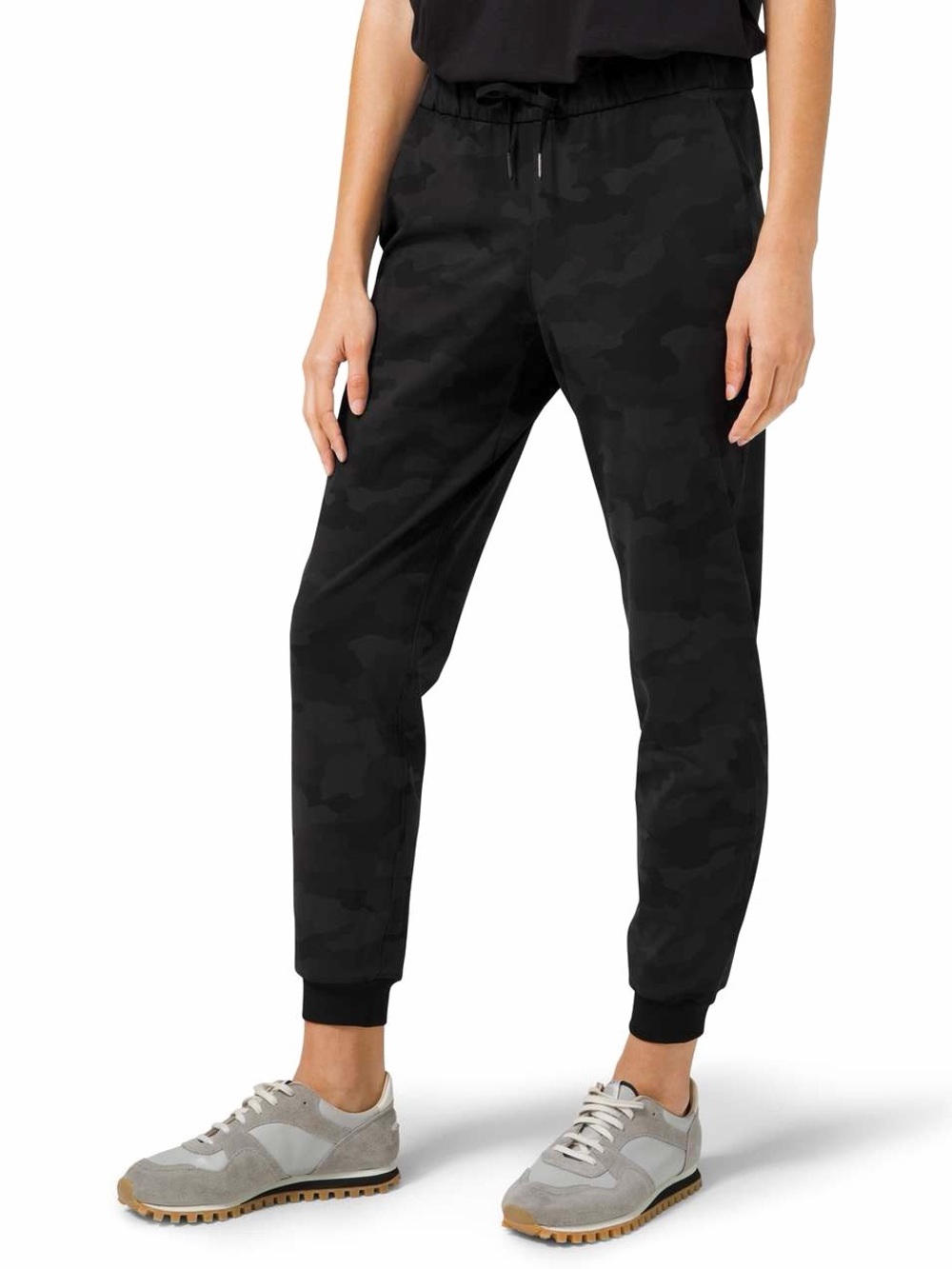 Lululemon On the Fly Jogger Pant Black & Grey Camo Luxtreme Sz 10